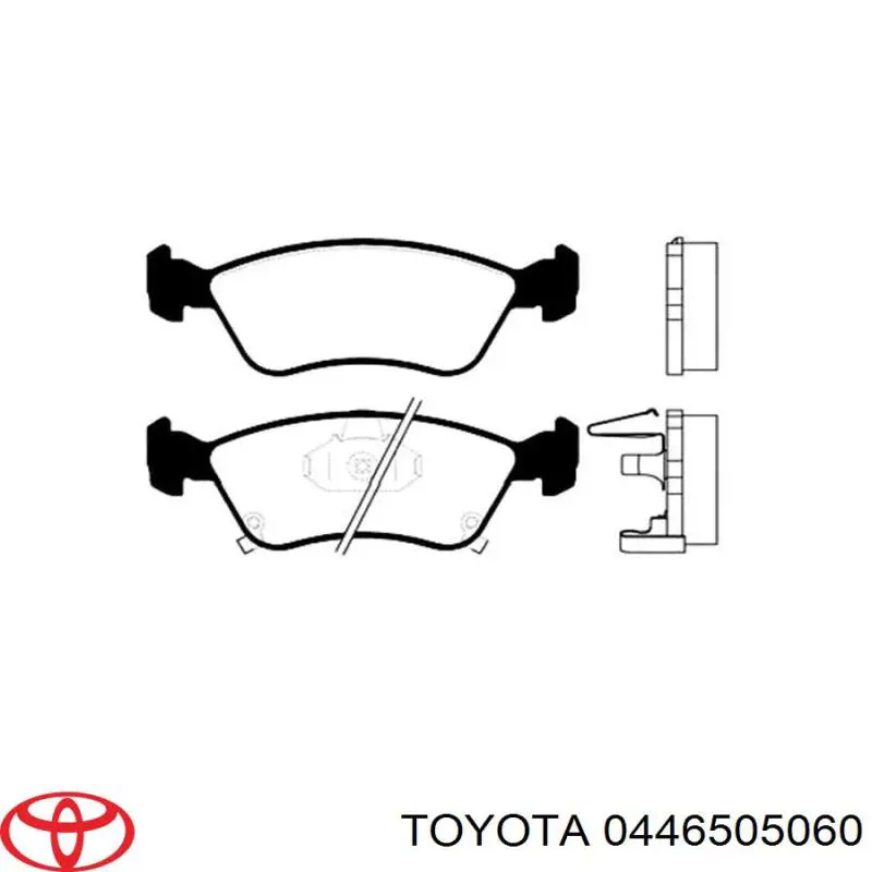 0446505060 Toyota Колодки передние