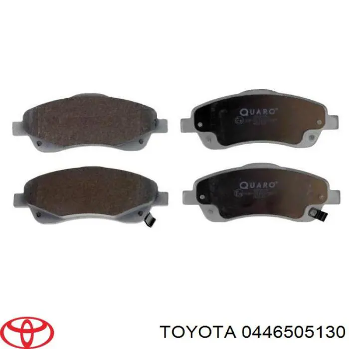 0446505130 Toyota колодки тормозные передние дисковые