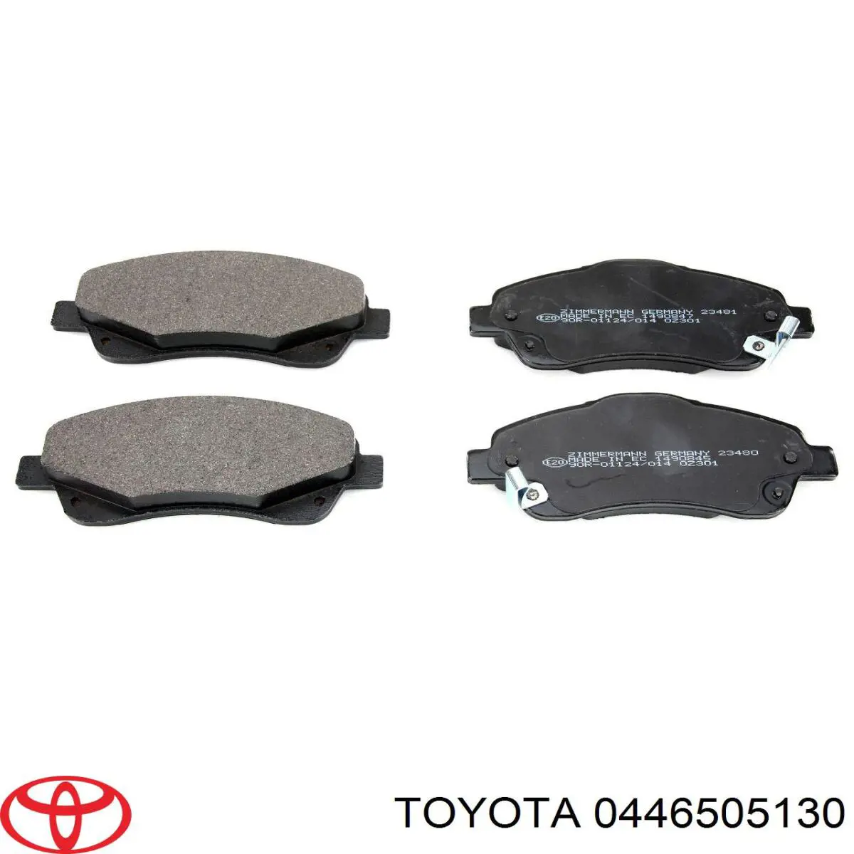 Передние тормозные колодки 0446505130 Toyota