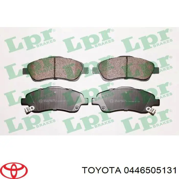 Передние тормозные колодки 0446505131 Toyota