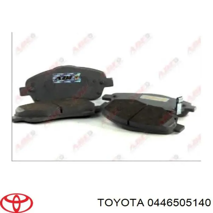 Передние тормозные колодки 0446505140 Toyota