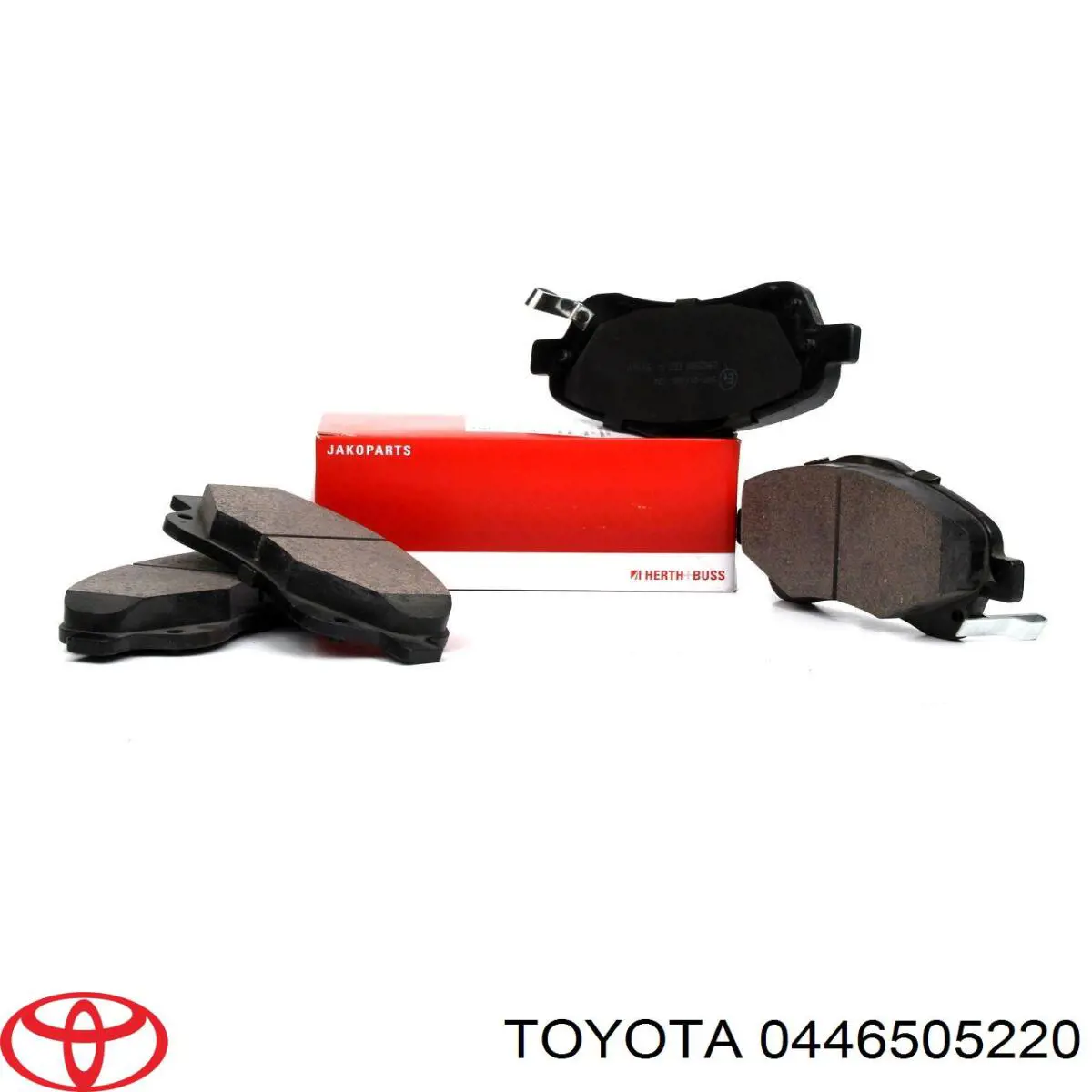 Купить 0446505220 Toyota Колодки тормозные
