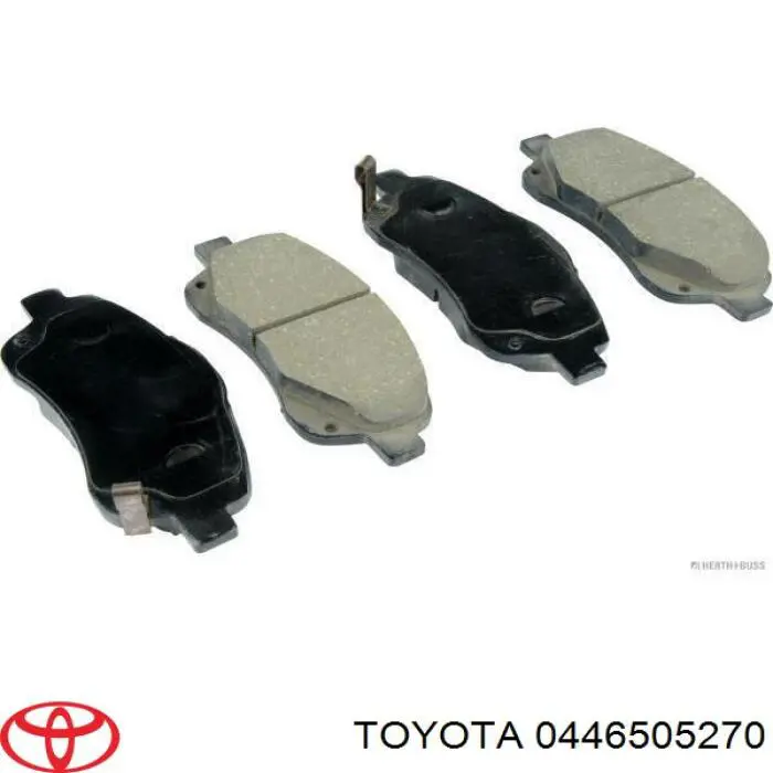 0446505270 Toyota колодки тормозные передние дисковые