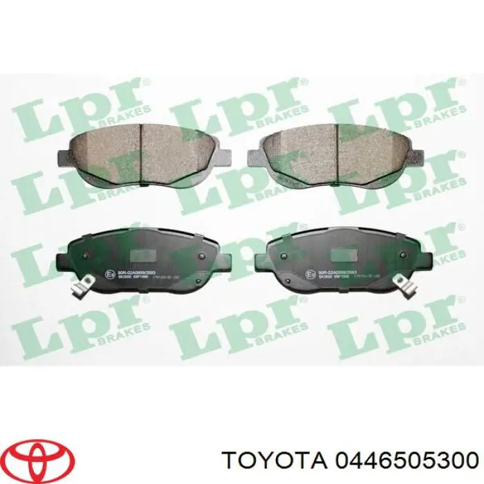 Колодки Toyota 0446505300 цена, от 27.87 USD