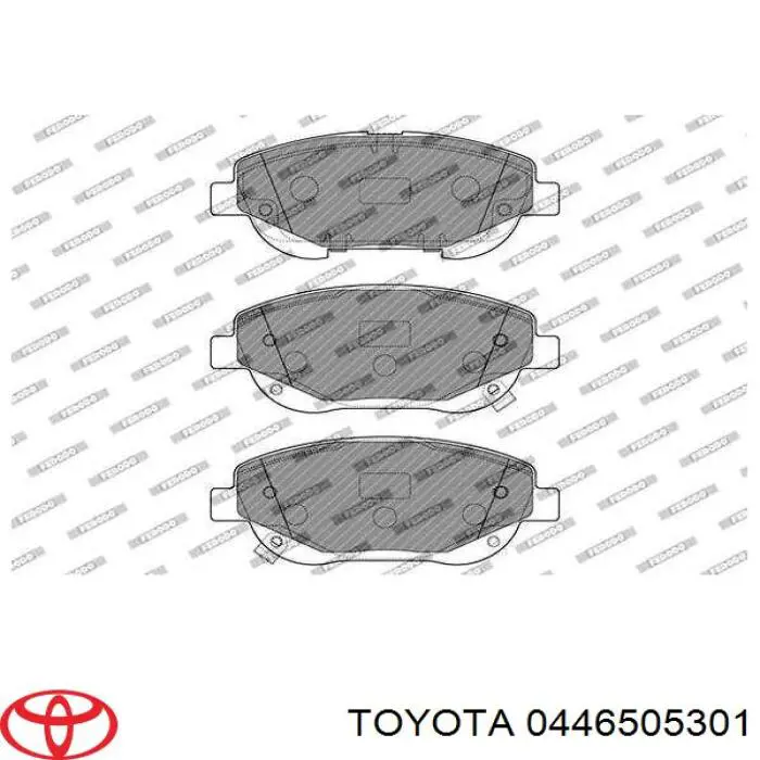 Купить 0446505301 Toyota Колодки тормозные