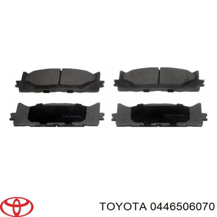 Передние тормозные колодки 0446506070 Toyota