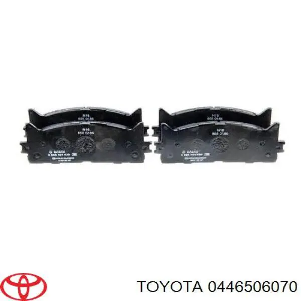 Передние тормозные колодки 0446506070 Toyota