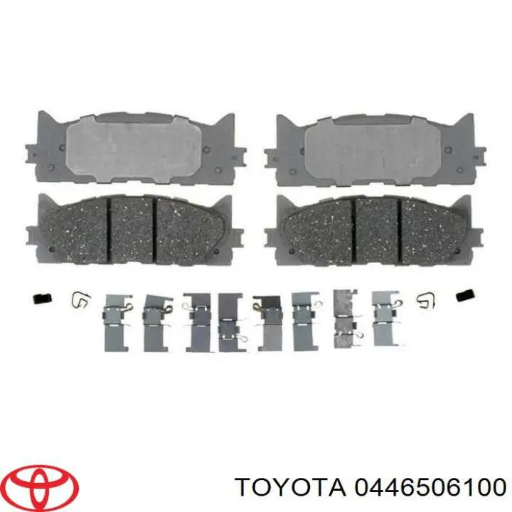 0446506100 Toyota sapatas do freio dianteiras de disco