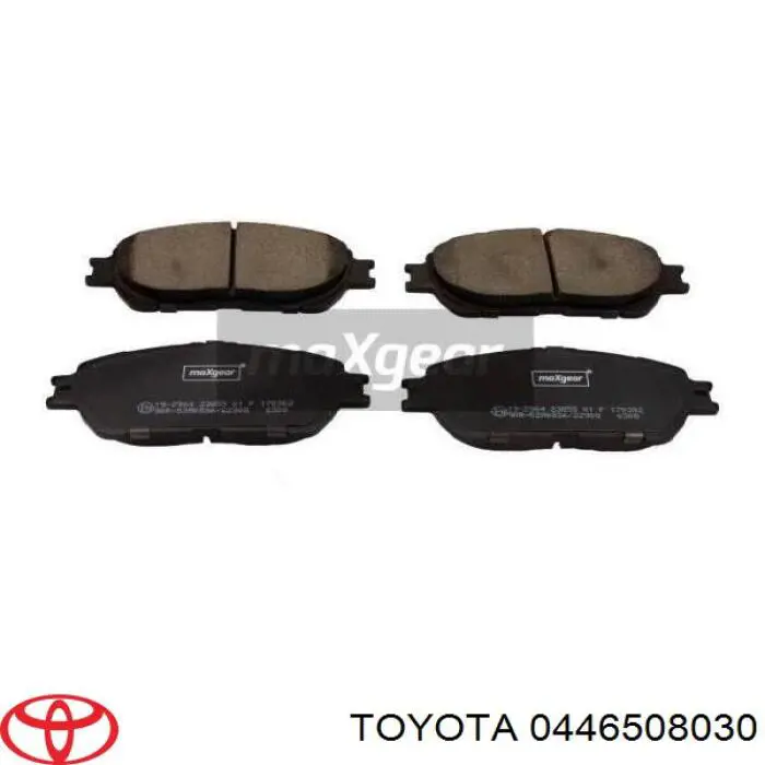 Купить 0446508030 Toyota Колодки тормозные