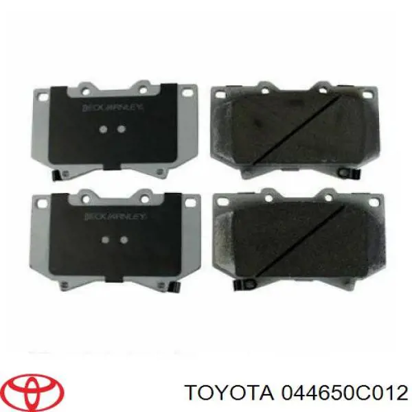 Передние тормозные колодки 044650C012 Toyota