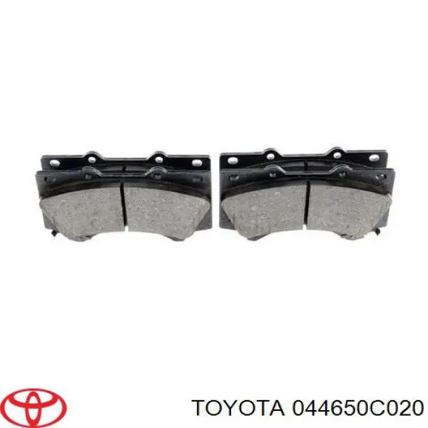 044650C020 Toyota Sapatas do freio dianteiras de disco