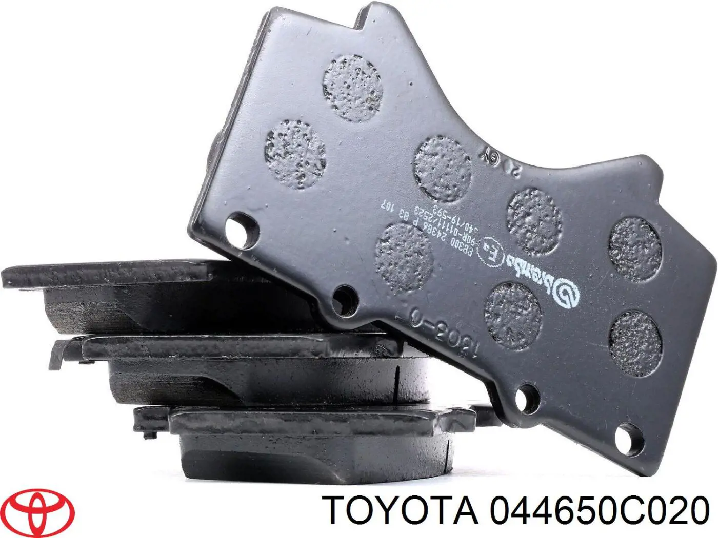 044650C020 Toyota колодки тормозные передние дисковые
