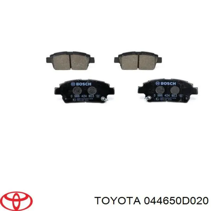 Колодки Toyota 044650D020 цена, от 14.62 USD