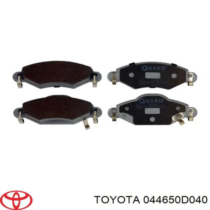 Передние тормозные колодки 044650D040 Toyota