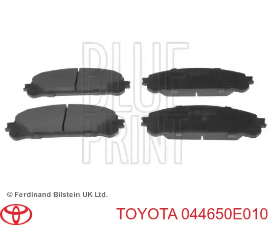 Передние тормозные колодки 044650E010 Toyota