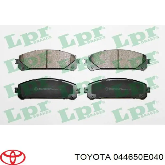 Купить 044650E040 Toyota Колодки тормозные