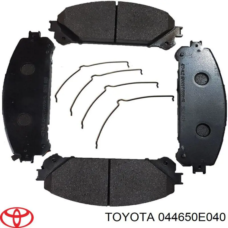 Передние тормозные колодки 044650E040 Toyota