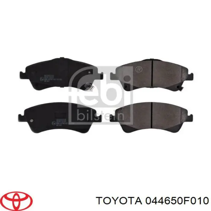 Купить 044650F010 Toyota Колодки тормозные