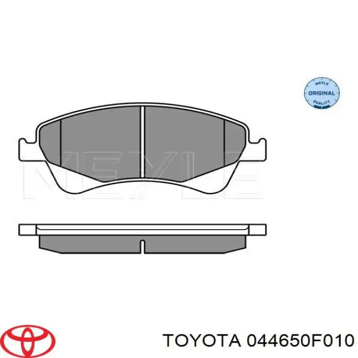 Колодки Toyota 044650F010 цена, от 24.40 USD