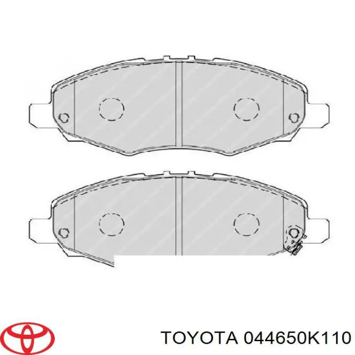 044650K110 Toyota Колодки передние