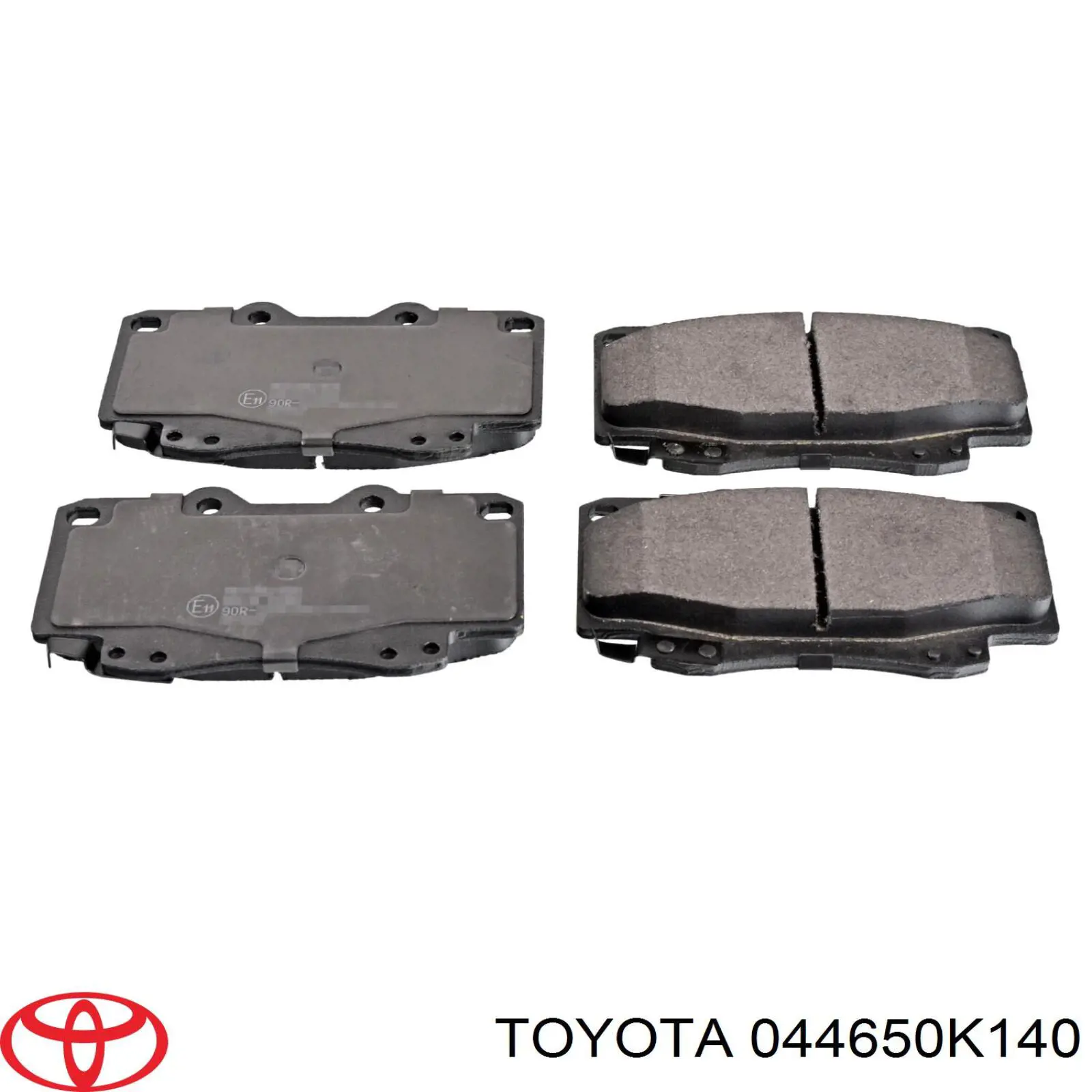 Колодки тормозные передние дисковые TOYOTA 044650K140