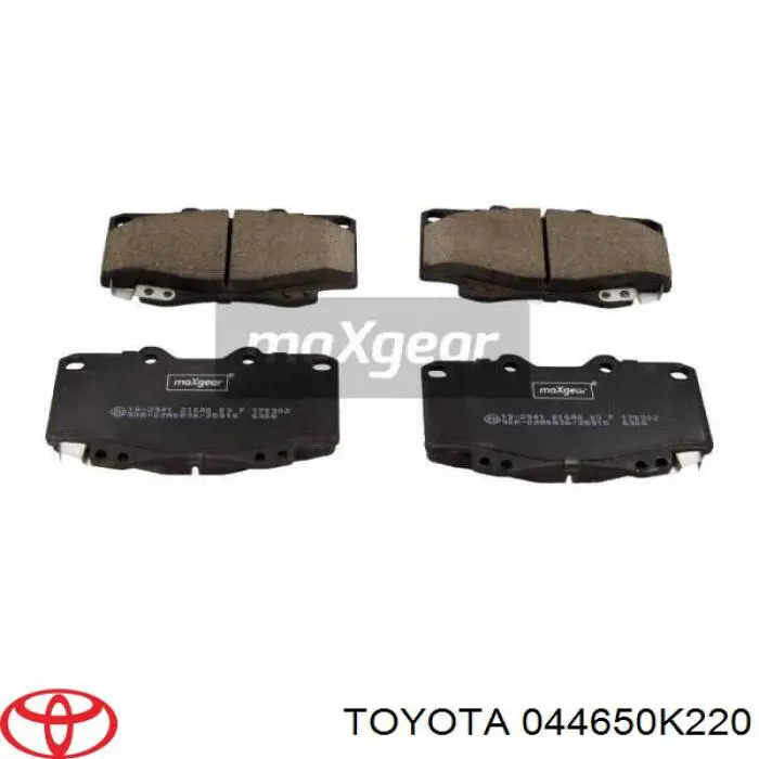 Передние тормозные колодки 044650K220 Toyota