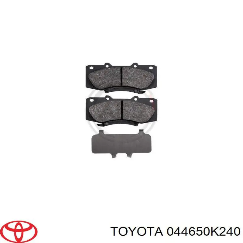 Передние тормозные колодки 044650K240 Toyota