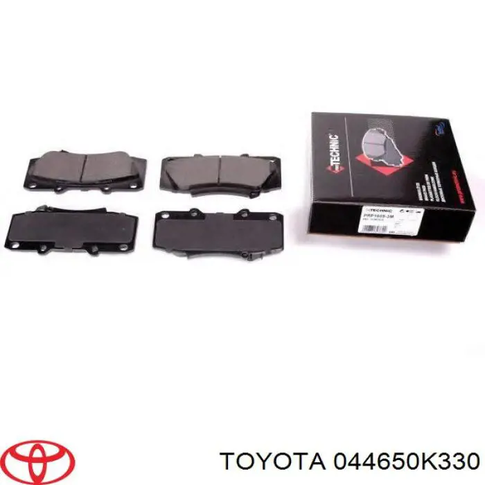 Передние тормозные колодки 044650K330 Toyota