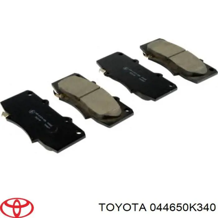 Колодки тормозные передние дисковые TOYOTA 044650K340