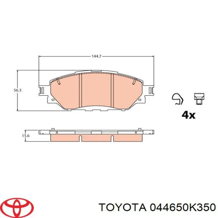 044650K350 Toyota 