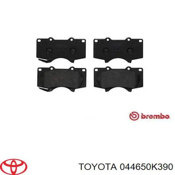 Передние тормозные колодки 044650K390 Toyota