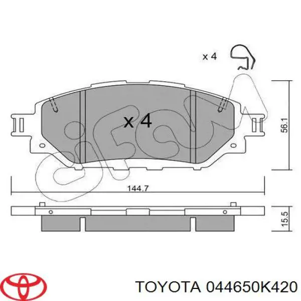 Купить 573788J Jurid/Bendix Колодки тормозные