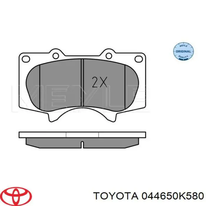  Передние тормозные колодки Toyota Fj Cruiser 