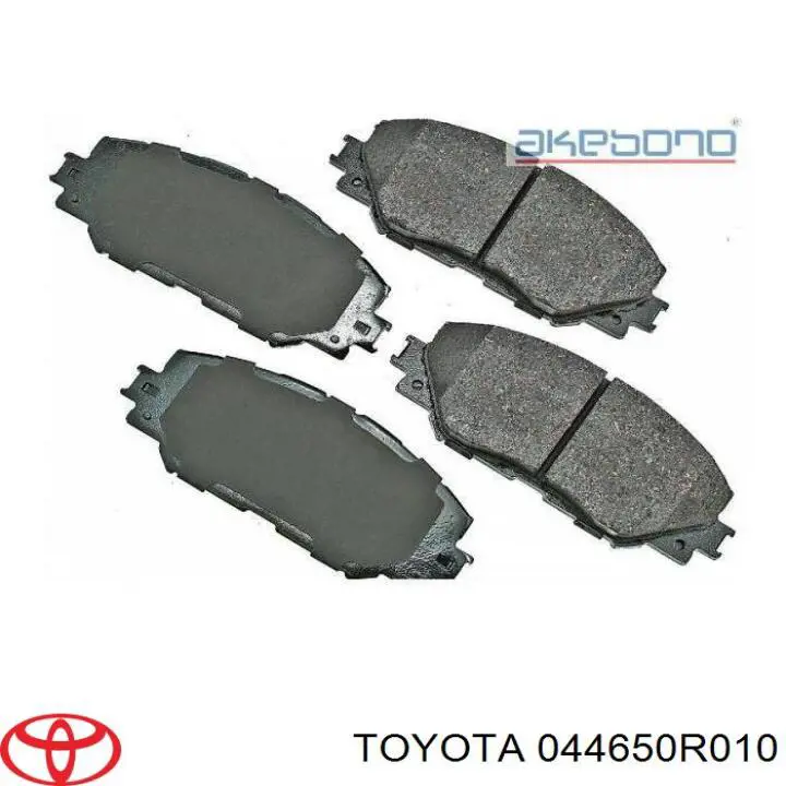 Передние тормозные колодки 044650R010 Toyota