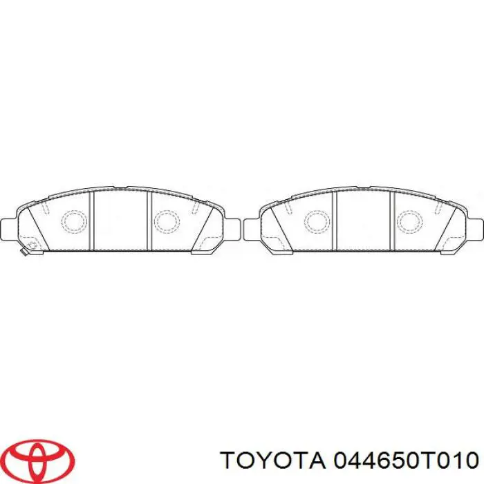 Купить 044650T010 Toyota Колодки тормозные