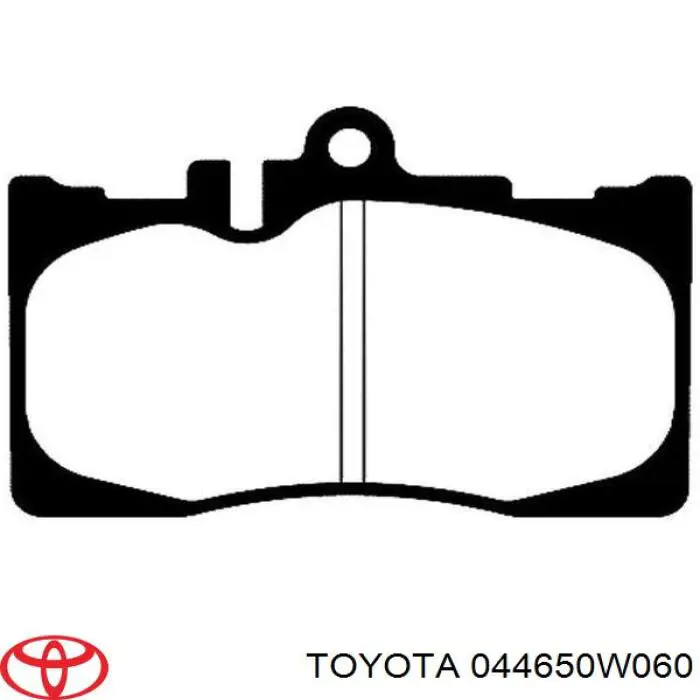 Передние тормозные колодки 044650W060 Toyota