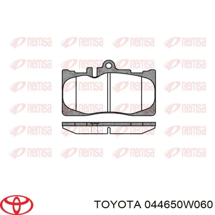 Колодки Toyota 044650W060 цена, от 15.61 USD