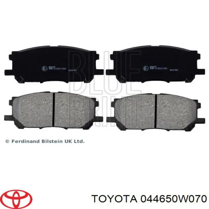 Колодки Toyota 044650W070 цена, от 32.34 USD