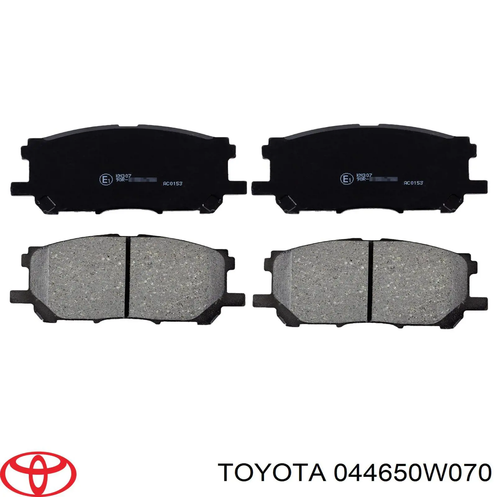 044650W070 Toyota Колодки передние