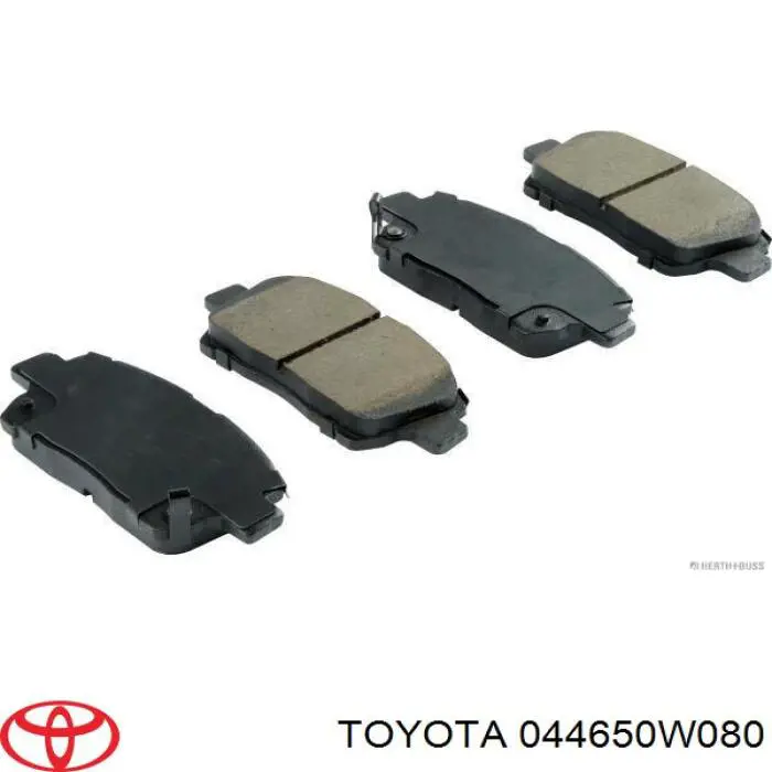 Передние тормозные колодки 044650W080 Toyota