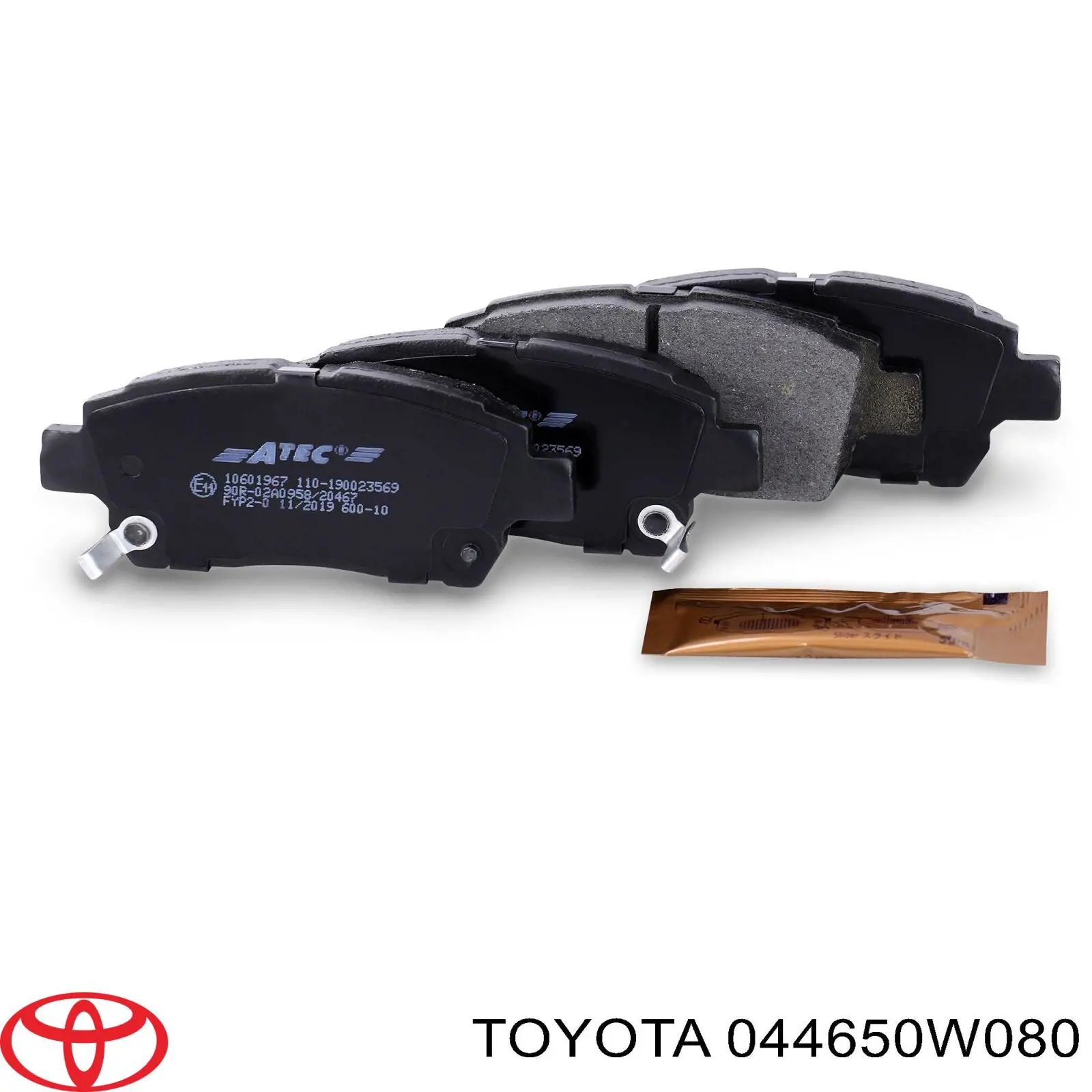 044650W080 Toyota Колодки передние