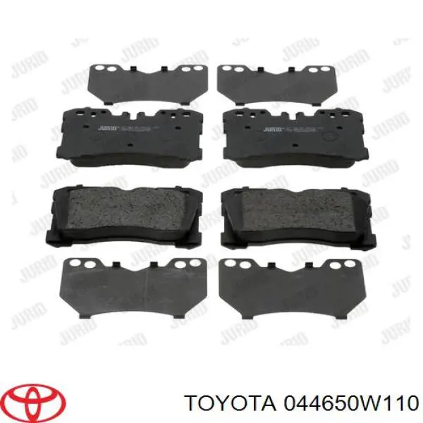 Купить 044650W110 Toyota Колодки тормозные