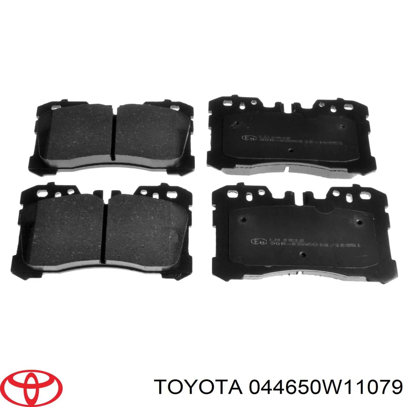 Передние тормозные колодки 044650W11079 Toyota