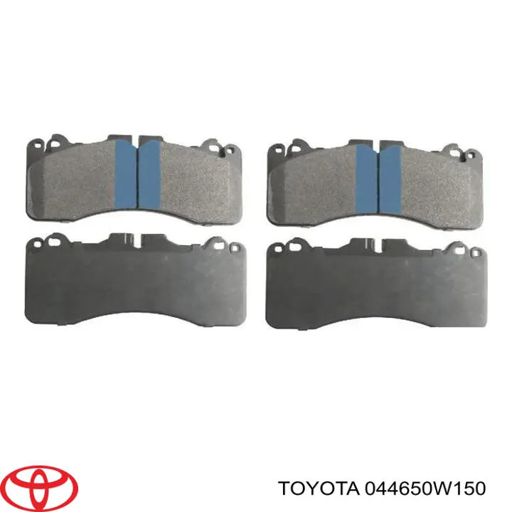 Передние тормозные колодки 044650W150 Toyota