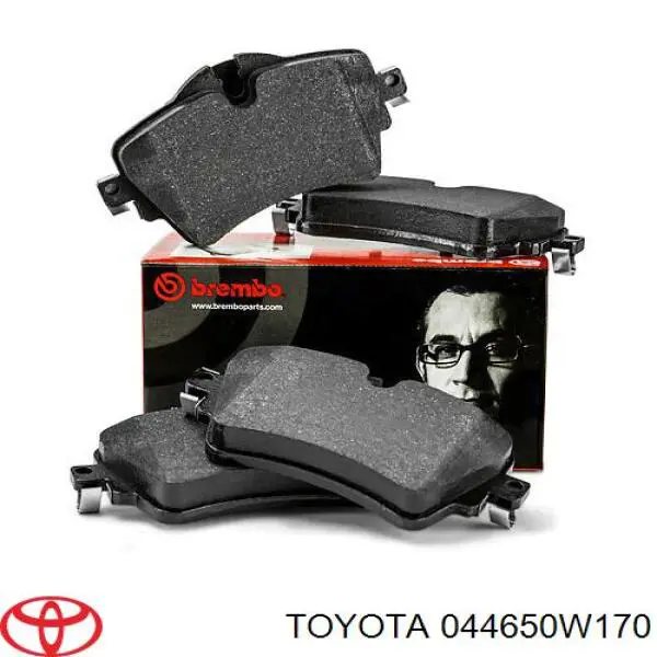 Передние тормозные колодки 044650W170 Toyota