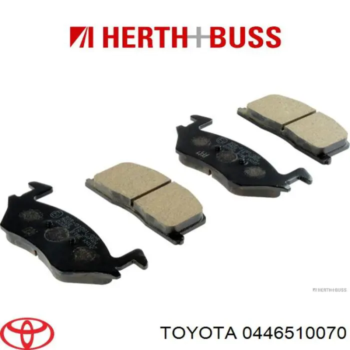 Колодки Toyota 0446510070 цена, от 16.04 USD