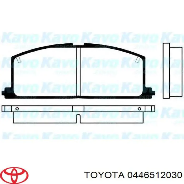 Колодки Toyota 0446512030 цена, от 15.91 USD