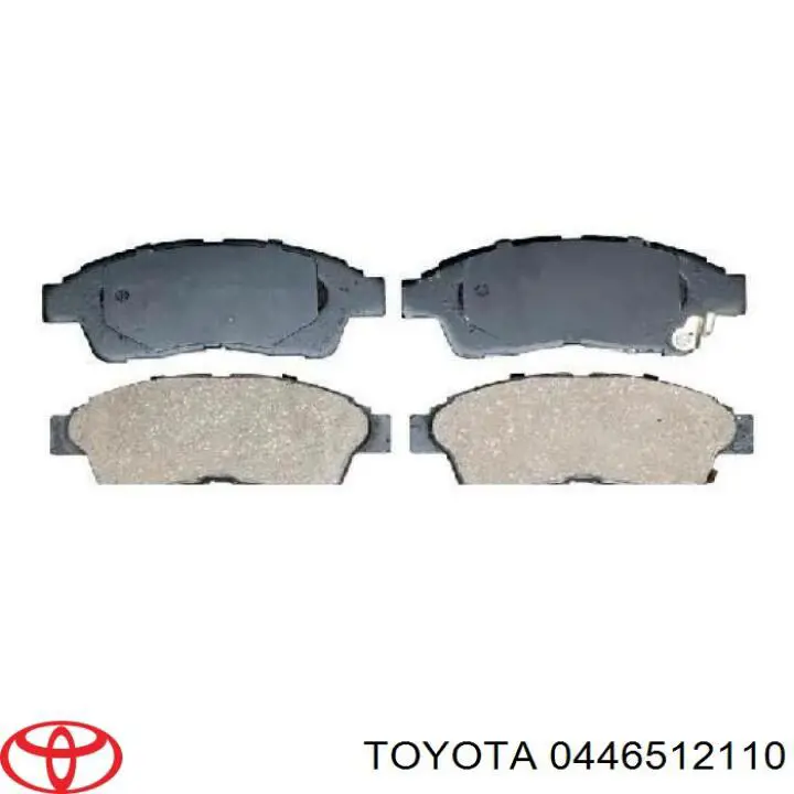 0446512110 Toyota передние тормозные колодки