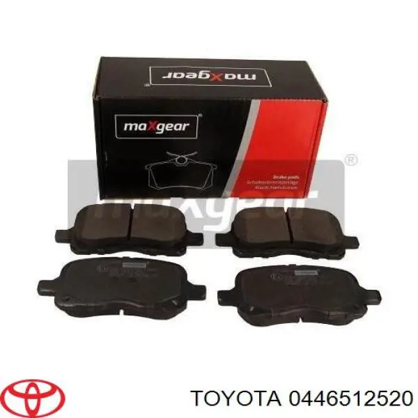 0446512520 Toyota Колодки передние