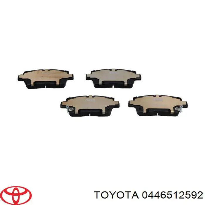 Колодки Toyota 0446512592 цена, от 15.54 USD